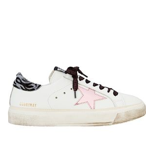 Golden Goose May Pink Star Low Top Sneakers 40 sz 10